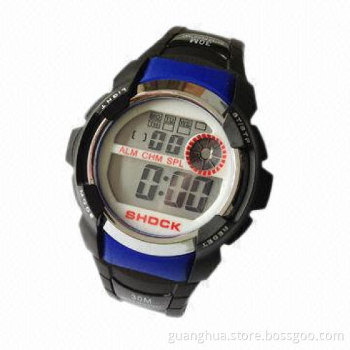 Cheap Sports Watch with Alarm and Stopwatch Function